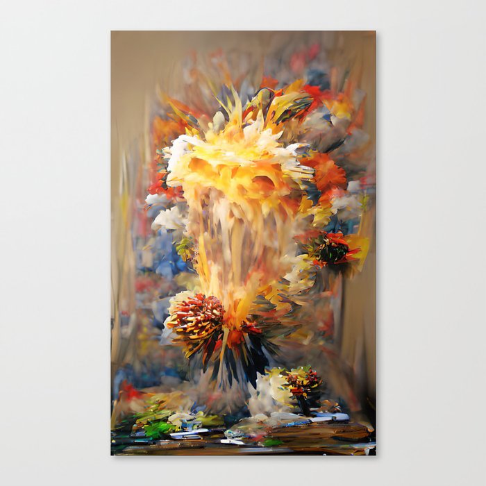 Explosive Resolution Canvas Print