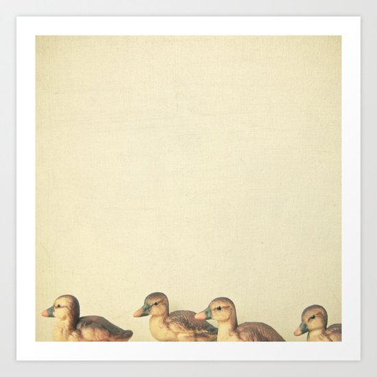 Passing by Art Print