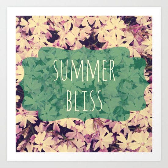 Summer Bliss Art Print