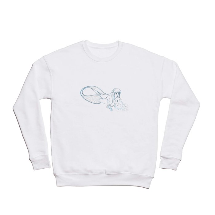 Mermaid Sketch Crewneck Sweatshirt