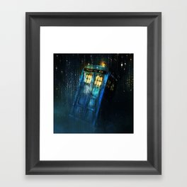Time And Relative Dimension In Space Framed Art Print