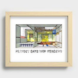 PERFECT DAYS' the home of Hirayama Recessed Framed Print