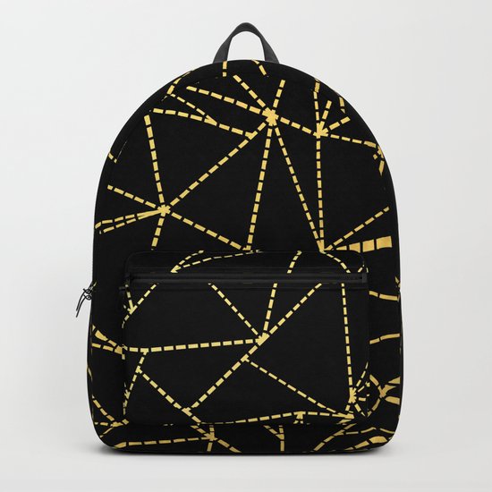 Ab Dotted Gold Backpack