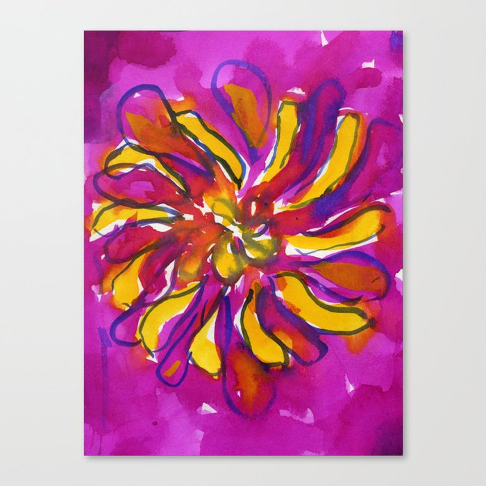 Bright Flower Canvas Print