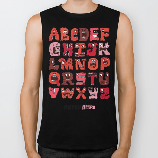 Angry Letters Biker Tank