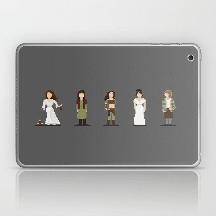 Pixel Art Of Keira Knightley Laptop Ipad Skin By Pixelpiggy