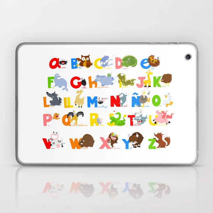 Abc Spanish Laptop Ipad Skin By Martasan Society6