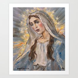 Our Lady of Graces V Art Print