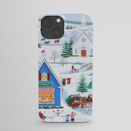 Wintertime in Sugarcreek iPhone Case