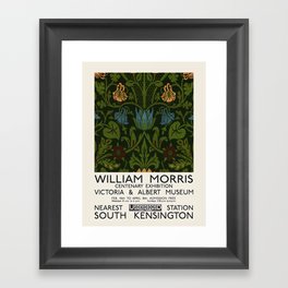 Art Exhibition Pattern (1874) William Morris Framed Art Print