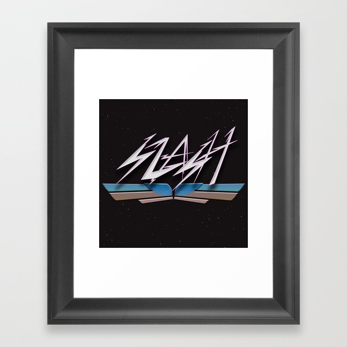 Slash Framed Art Print
