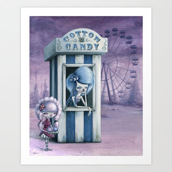 Cotton & Candy Art Print