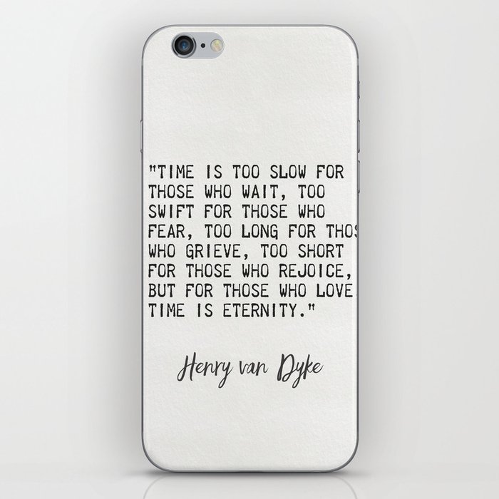 Henry van Dyke iPhone Skin