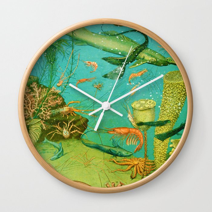 Adolphe Millot "Ocean" 1. Wall Clock