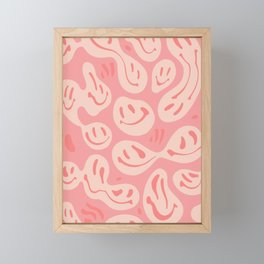 Pinkie Blush Melted Happiness Framed Mini Art Print