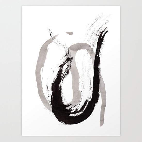 Live Your Color No 93 Black White Modern Minimal Black And White