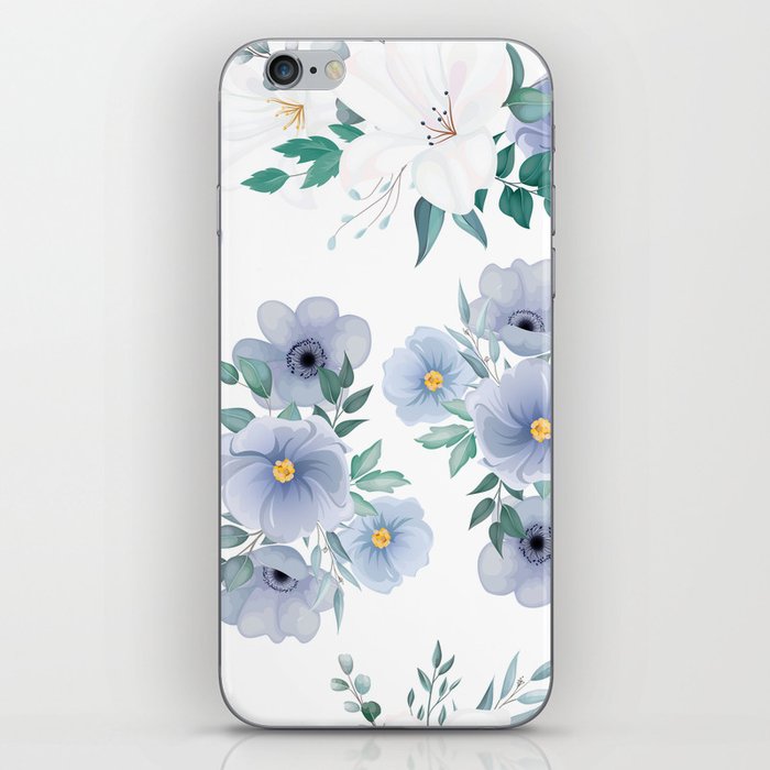 Floral pattern iPhone Skin