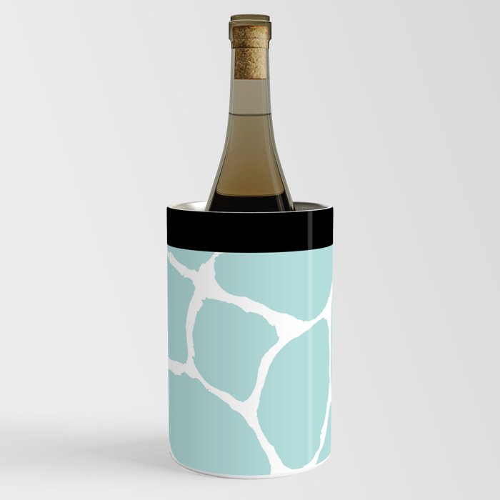 Black White & Blue Stone Tiling Wine Chiller