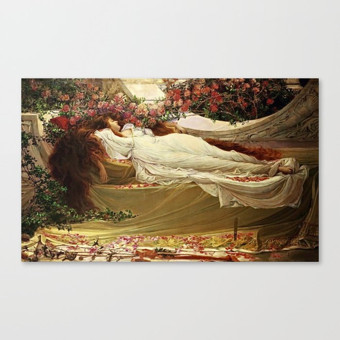 “Persephone in Repose” by John William Waterhouse 1879 Canvas Print
