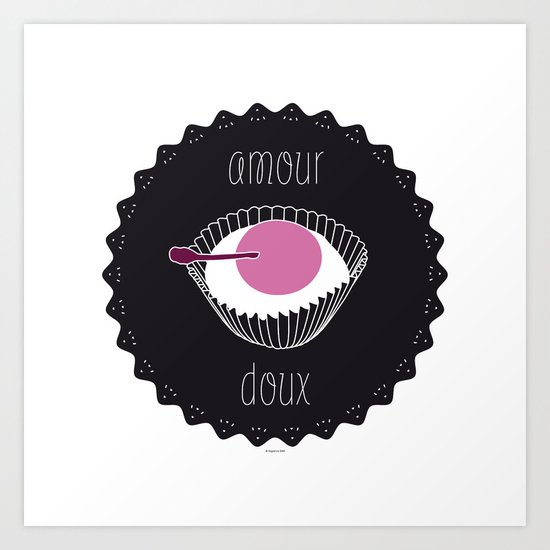 amour doux Art Print