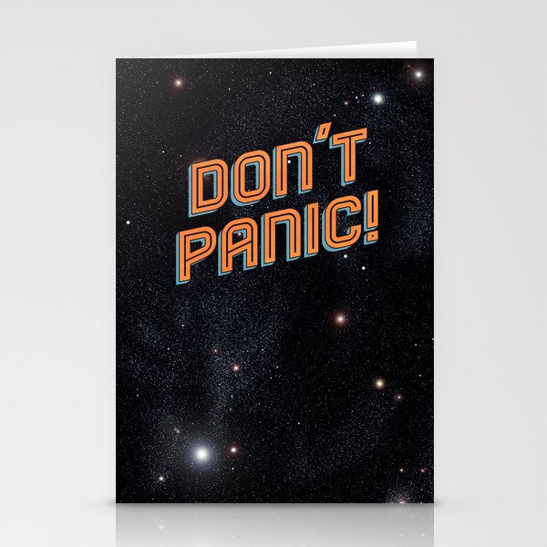 Don't Panic Stationery Cards
