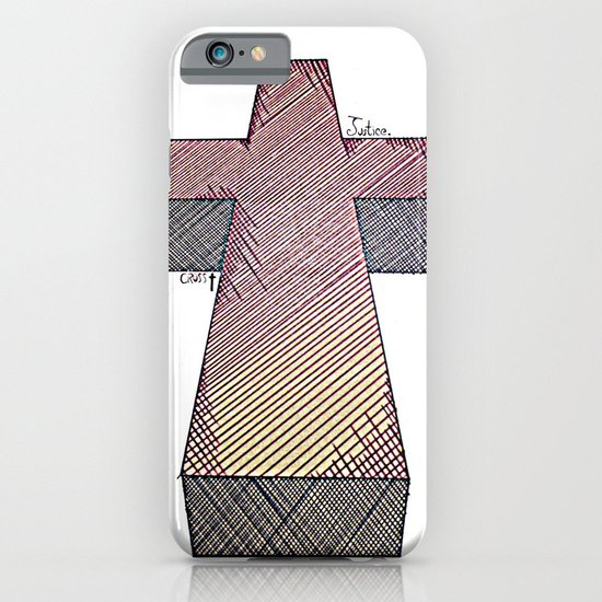 Justice Cross iPhone & iPod Case