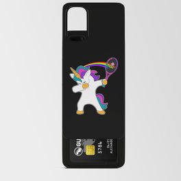 Dab Dabbing Tennis Unicorn Gift Tennis Player gift Android Card Case