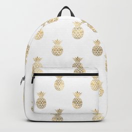 Gold Pineapples Backpack