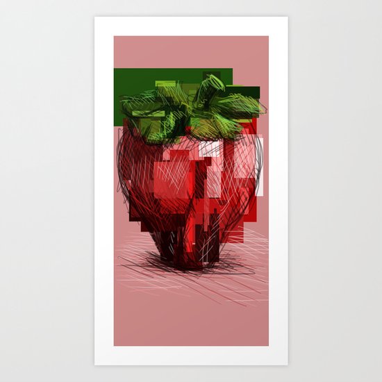 Rawberry Art Print