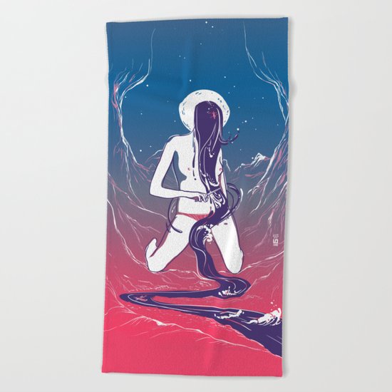 She's a River Beach Towel