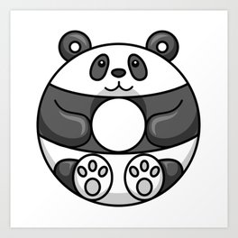Cute Panda Art Prints Society6
