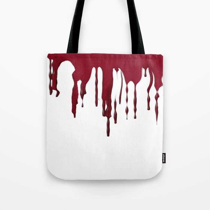 Goth Bleeding Art Design Tote Bag By Sharlesart Society6