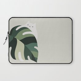 Cat and Plant 12B Laptop Sleeve