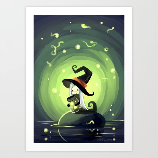 Fireflies Art Print