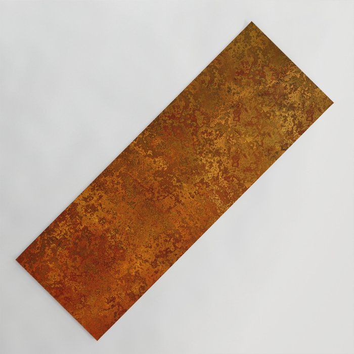 Vintage Copper Rust, Minimalist Art Yoga Mat