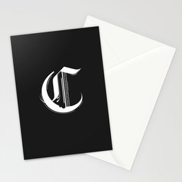 Letter C Stationery Cards