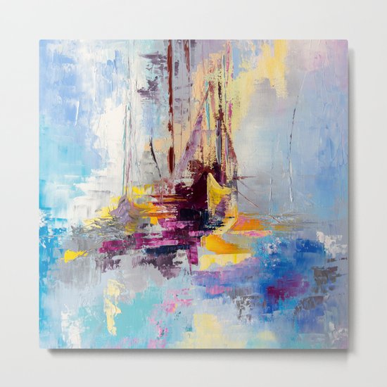 Illusive boats Metal Print