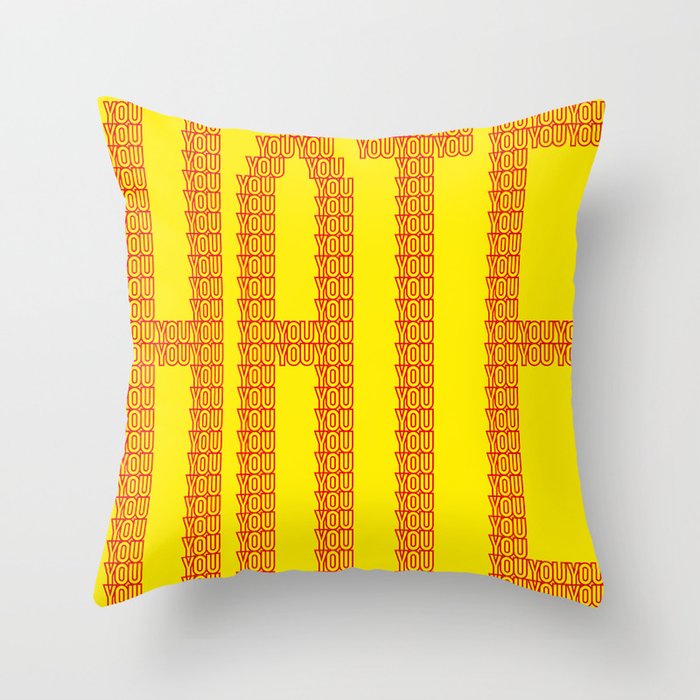 HATE (you) Throw Pillow