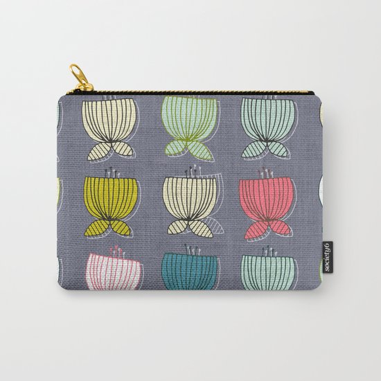 flower cups amethyst art Carry-All Pouch