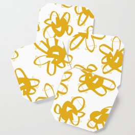 Bold Yellow Flowers Coaster