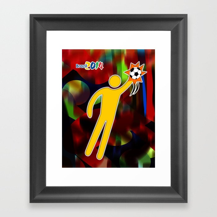 GoalKeeper One Framed Art Print