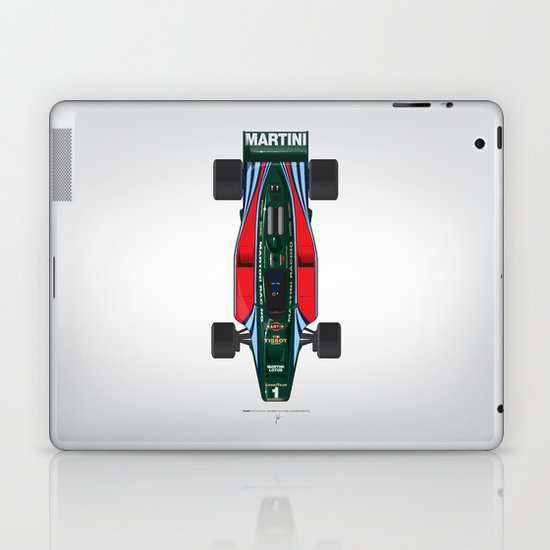 Outline Series N.º2, Mario Andretti, Lotus 80-Ford 1980 Laptop & iPad Skin