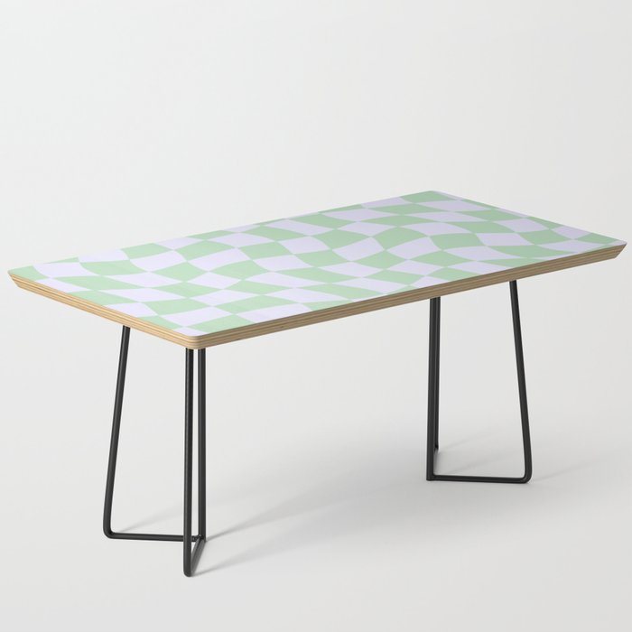 acid checked_ivory + mint Coffee Table
