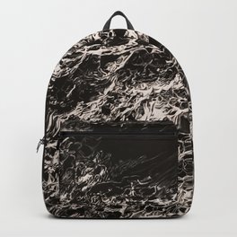 Uprising Backpack | Pattern, Art, Europe, Chalk Charcoal, Shapes, Movement, Pop Art, Waves, Sea, Boat 