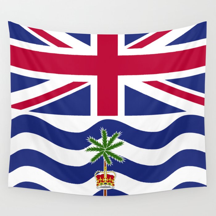 British Indian Ocean Territory Flag Emblem Wall Tapestry