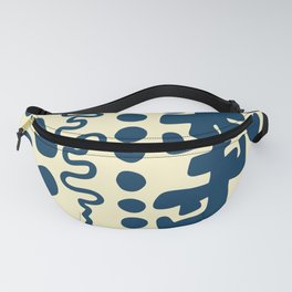 Abstract vintage color vertical pattern 5 Fanny Pack