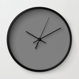 Gray Wall Clock