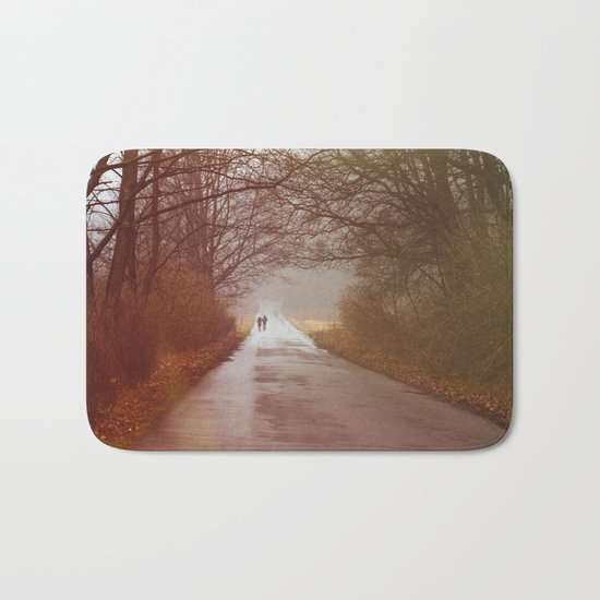A Winter's Walk Bath Mat