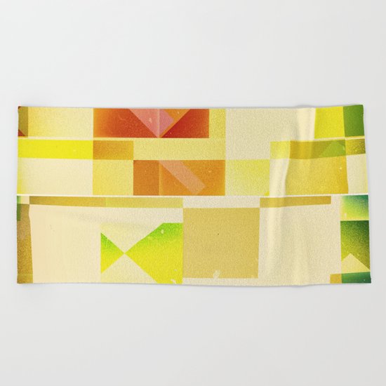 Deep Nature's Forlorn Cubic Dream Beach Towel