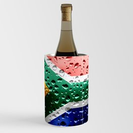 Flag of South Africa - Raindrops Wine Chiller